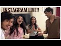 Instagram live with  tanishkabahl bharatchandak11 and ananyasharmamusic