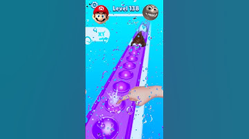 pop run 3d gameplay funny reaction 😂 new level up #gaming #shorts