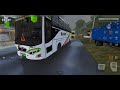 Bus simulator indonesia  bussid new red coach bus driving in bangladesh   android gameplay