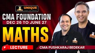 CMA Foundation Maths | Speed,Time and Distance | L10 | Dec 2026 &amp; June 27 |CMA Pushkaraj