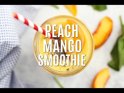 Peach Mango Bliss Smoothie