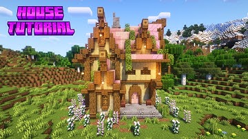 How To Build The Rosewood Cottage | Minecraft Fantasy House Tutorial