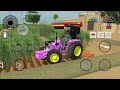 Modified Mahindra Arjun Tractor farming rotavator