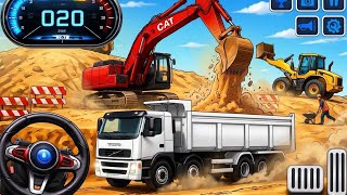 🚦City Road Construction Simulator 3D🚧 Heavy Excavator Truck Action Android Gameplay | DDK Games screenshot 3