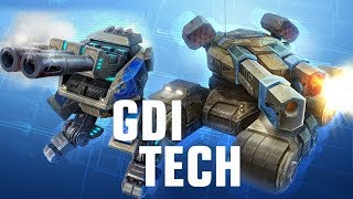 GDI tech units: mammoth tank and the juggernaut // Command & Conquer: Rivals