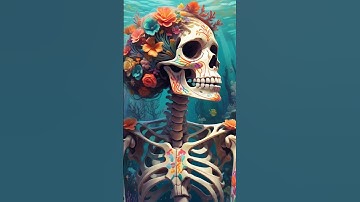 Crazy Skeleton Arts made by AI | #ai #aiart #shorts #ytshorts