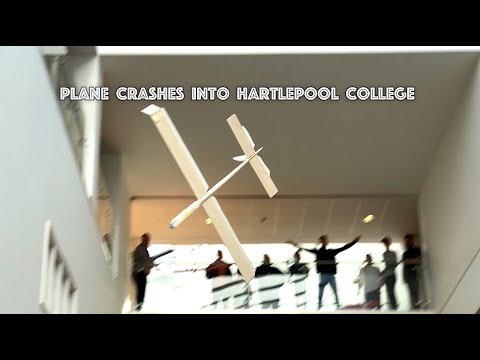 Horrific Plane Crash into Hartlepool College of Further Education
