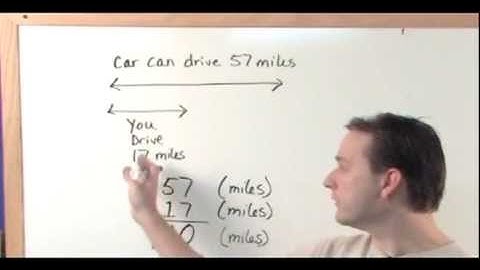 Math Word Problem - Subtracting Whole Numbers