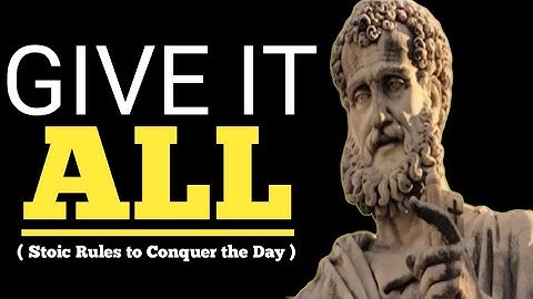 Stoic Rules to Conquer the Day | Stoicism