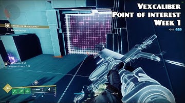 Destiny 2 - Vexcaliber Glaive Point of Interest 1 (Week 1) - NODE.OVRD.AVAL - Exotic Mission