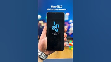 HyperOS 3.0 AOD to Lockscreen Animation 😍🔥