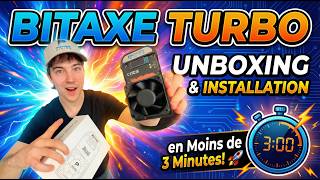 Bitaxe Gamma Turbo Unboxing &amp; Installation en Moins de 3 Minutes! 🚀