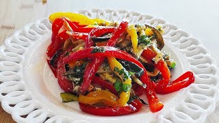 Vegetables baked in the oven! This dish is eaten instantly👍