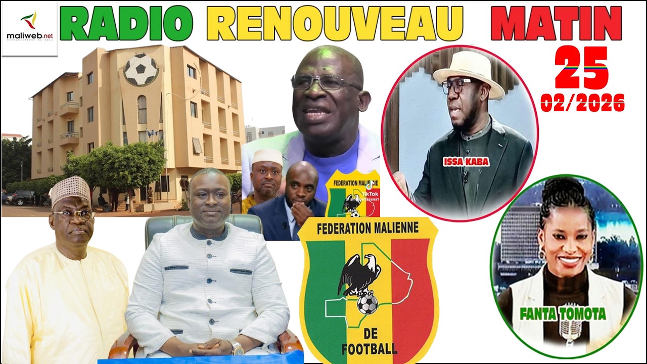 LE MATINAL DE LA RADIO RENOUVEAU FM du 25 Février 2026