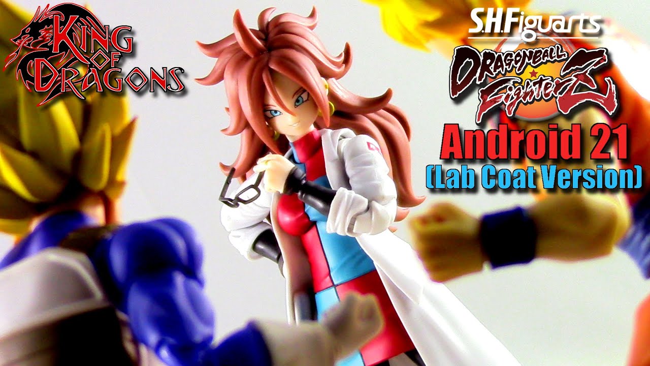 Figura Android 21 Lab Coat - Dragon Ball Fighter Z - S H Figuarts - Bandai  - Colecionáveis - Magazine Luiza