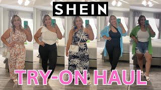 **NEW** SHEIN SUMMER OUTFITS FOR CURVY GIRLS (Size 14)| Vacay Outfits 2023 | MID-SIZE SUMMER OUTFITS