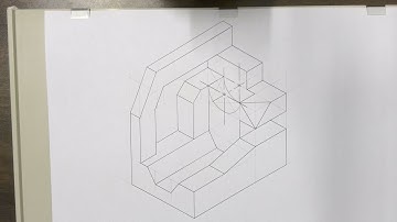 Isometric Time Lapse Drawing 1