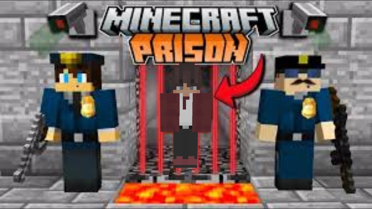 Escaping prison in minecraft - YouTube