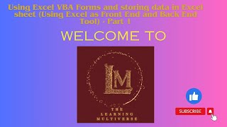 Famous Using Excel VBA Forms and storing data in Excel sheet (Using Excel as Front End and Back End Tool) Wealth
