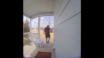 Funny UPS Delivery Caught On Vivint Doorbell Camera Pro