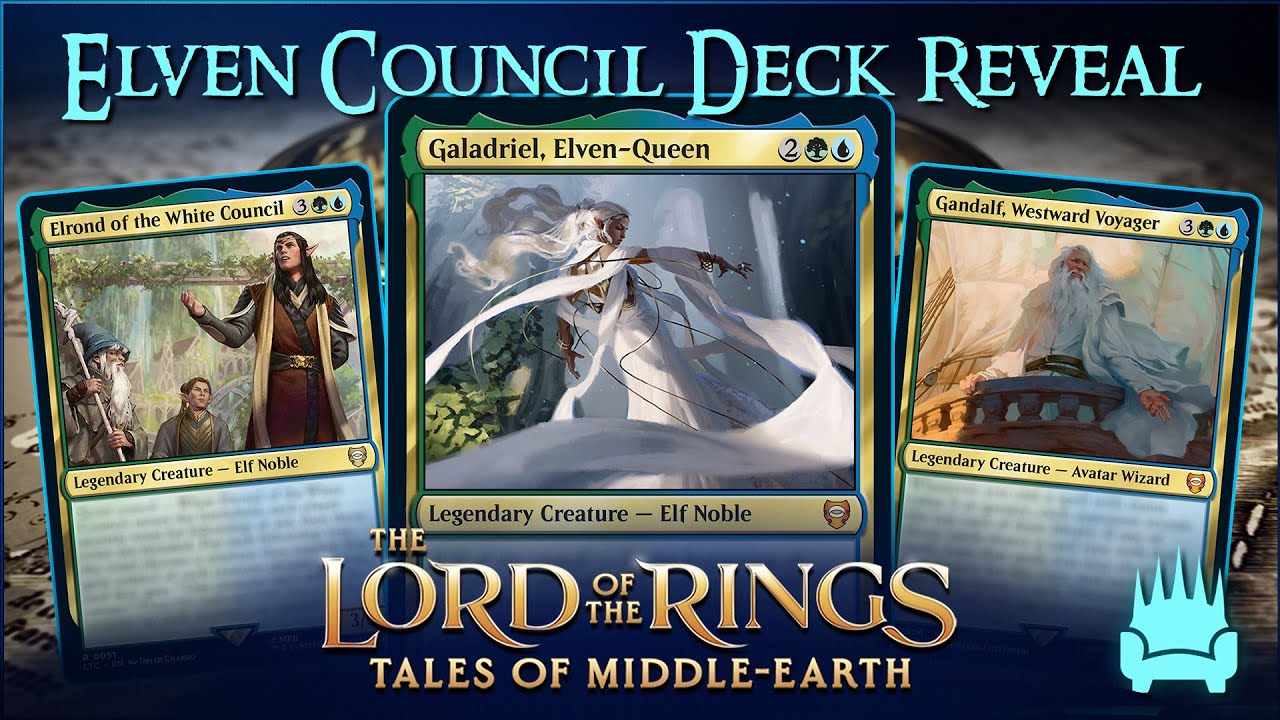 Lord of the Rings Elven Council Commander Deck Reveal! - YouTube