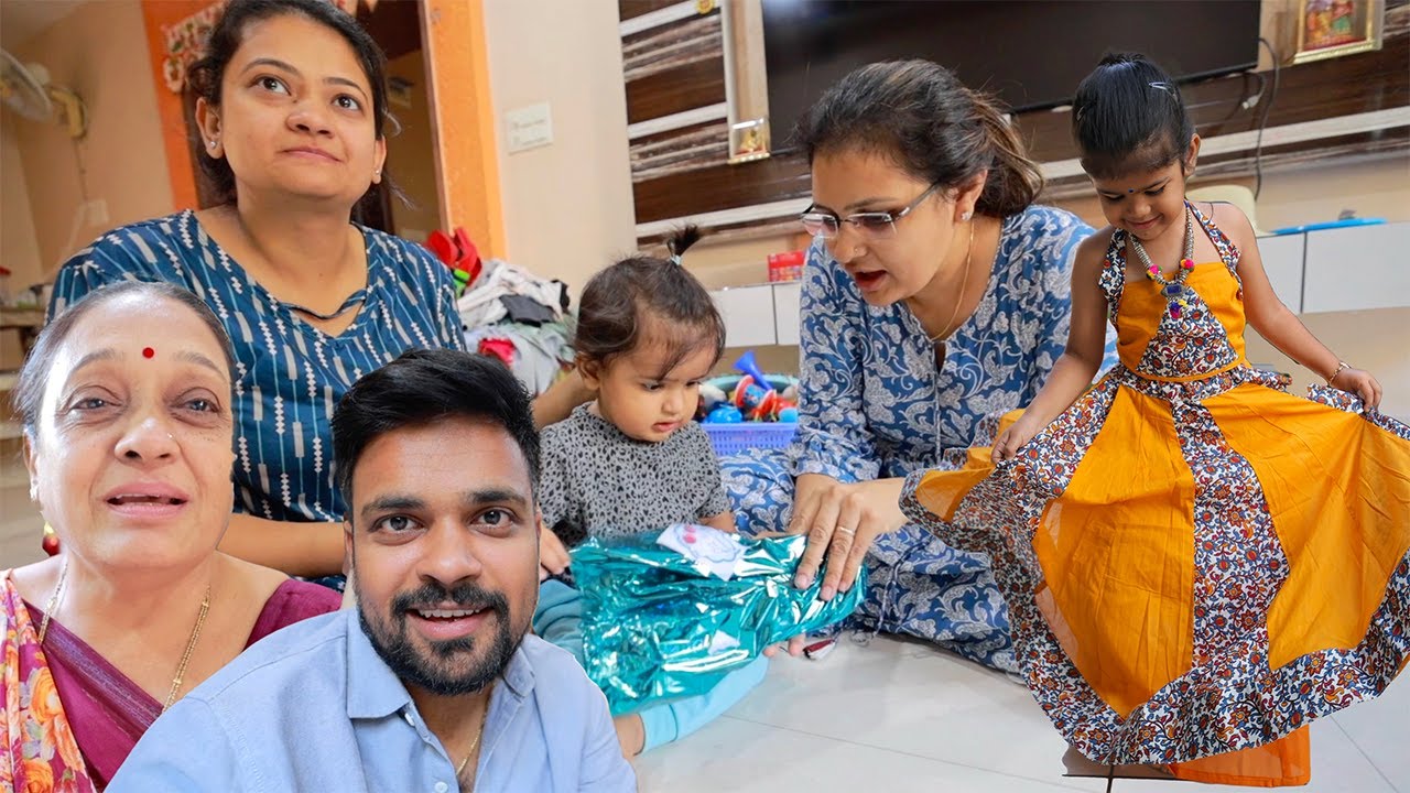 Kanishk ko fuiyara mein GOLD GIFT mila aur garba ke liye sab ready @bhumishelvlogs