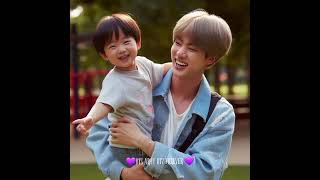 Jin Father look 💜 😍😘😋😊😁 #bts #btsarmy #btsforever #video