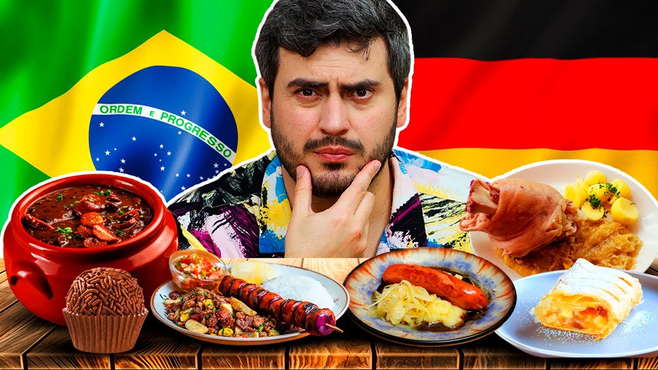Comida Brasileira VS Comida Alemã, qual é melhor?