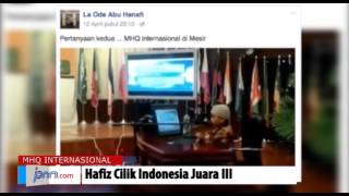 Hafiz Cilik Indonesia Juara III - JPNN.com