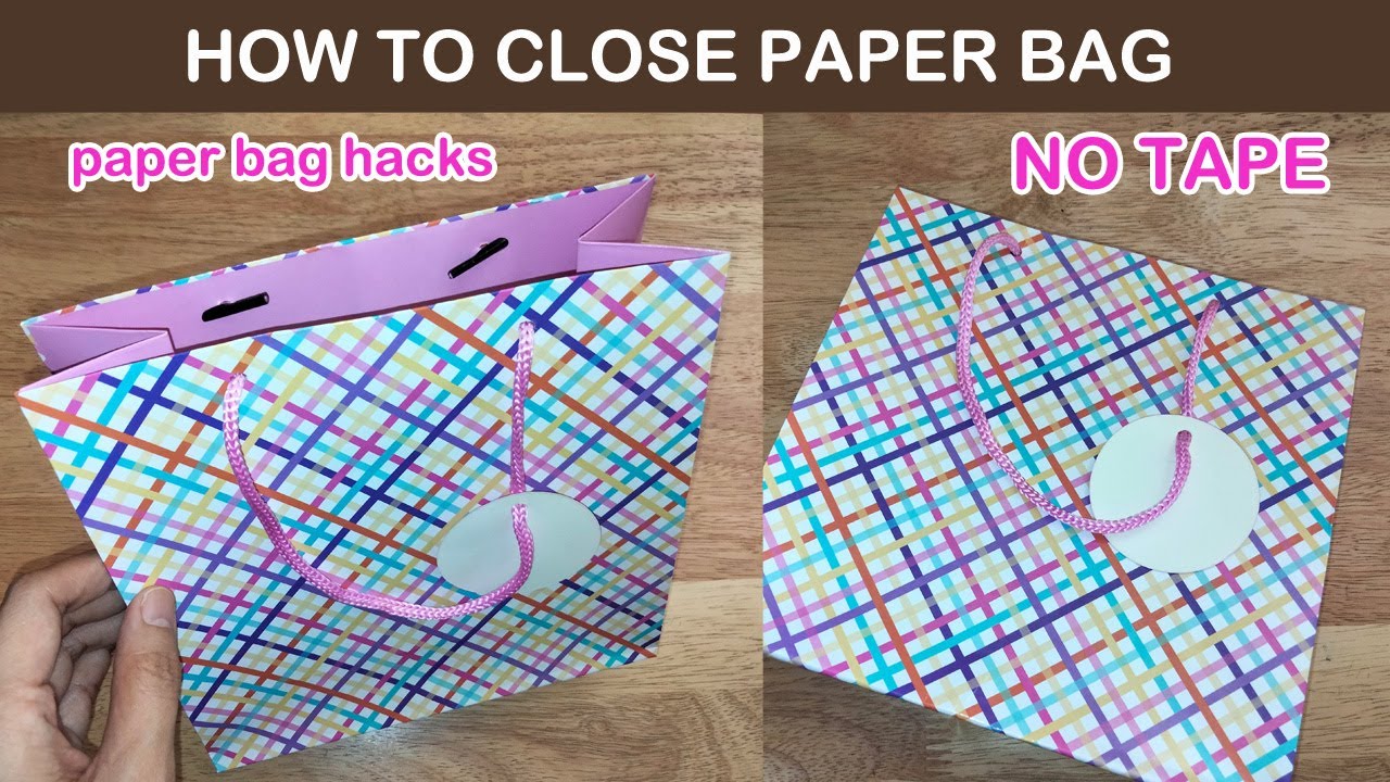 Gift Bag Tissue Paper Hack - Domestically Blissful