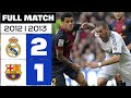 Real Madrid vs FC Barcelona (2-1) 2012/2013 PARTIDO COMPLETO