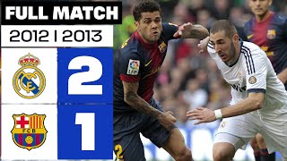 Real Madrid vs FC Barcelona (2-1)  012/2013 PARTIDO COMPLETO