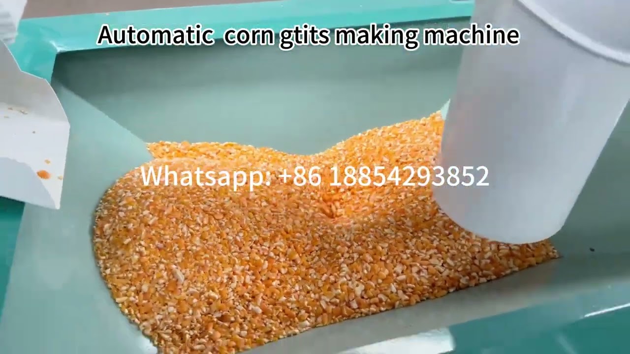 Full automatic corn grits making maize milling crushing machine line