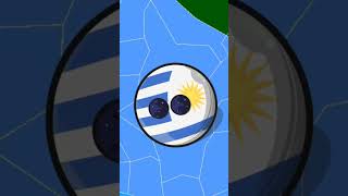 Uruguay descalificado en el mundial de Qatar (créditos a historiaparatontos) shorts countryballs