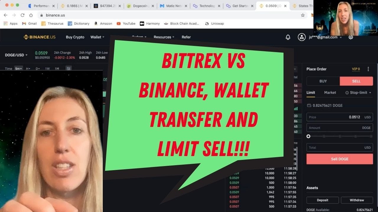 transfer bittrex to binance