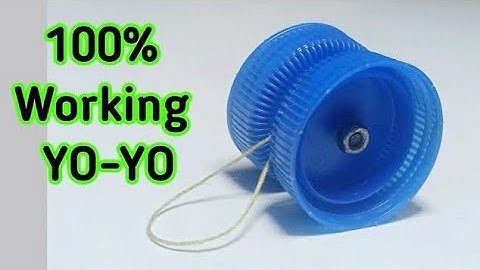 YO-YO from bottle cap | How to make a YoYo at home