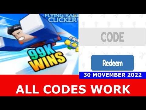 Flying Race Clicker Codes December 2023 - RoCodes