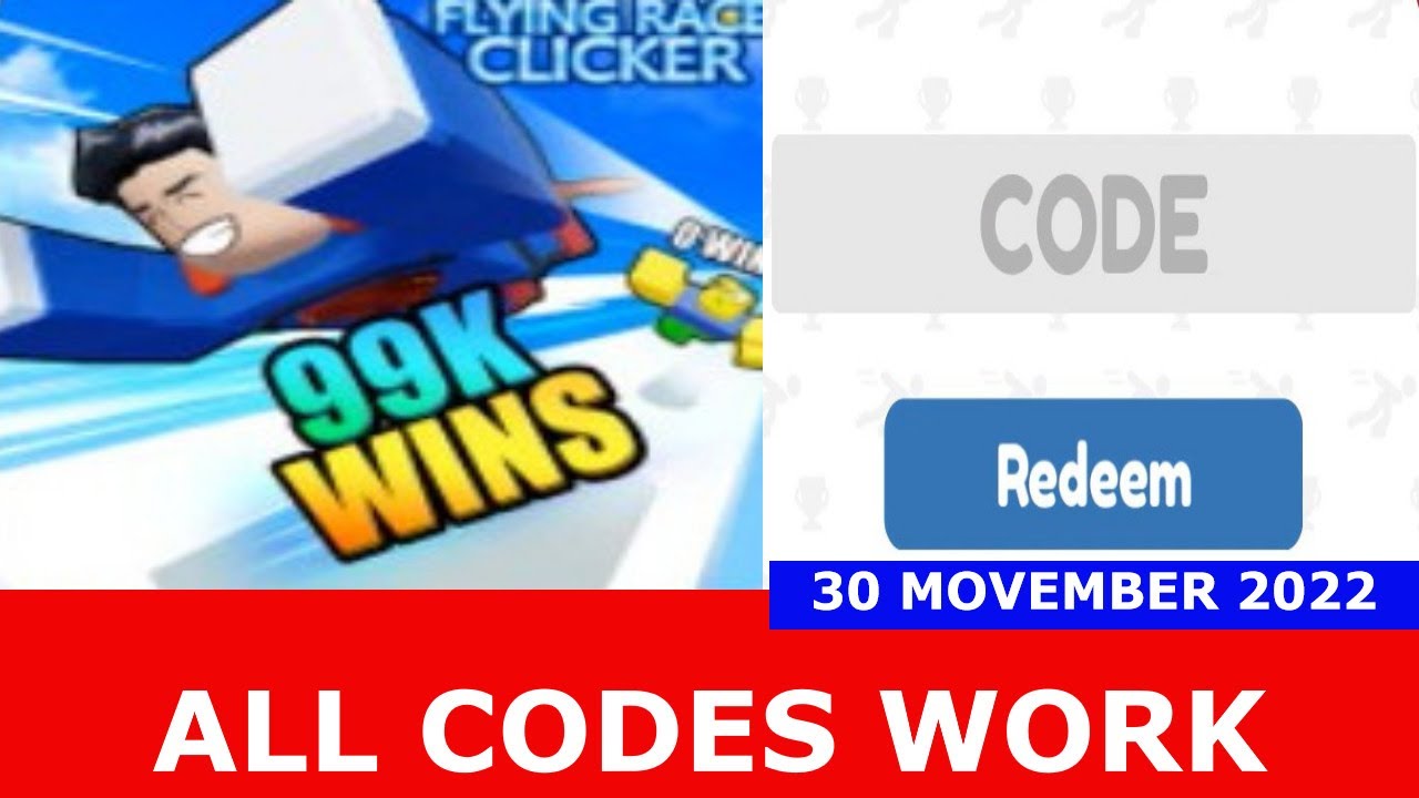 ALL CODES WORK* [UPD!] Flying Race Clicker ROBLOX