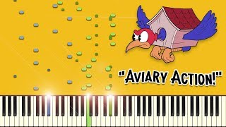 Video thumbnail of "Aviary Action! (from Cuphead) - Piano Tutorial"