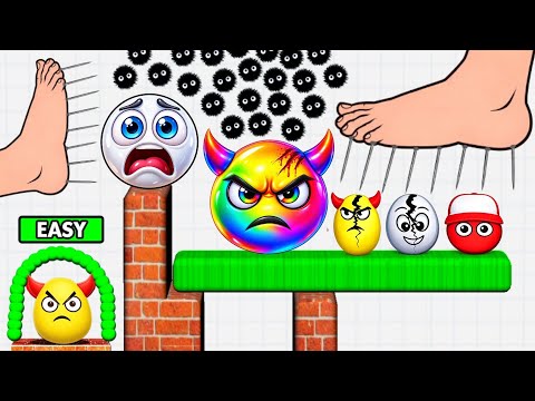 😂 🌈 Beat 3×3 Player Game Hungry Balls 2048 🆚 save the fish vs Draw to Smash 2048 Gameplay part 241