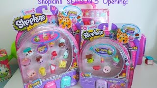 Shopkins SEASON 5 - 12 & 5 Pack Opening!