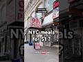 What can you eat for $1 in NYC? #shorts #nyc