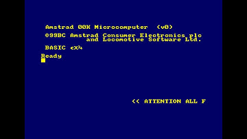 Amstrad CPC 464 - AA cassette - Self-destruct
