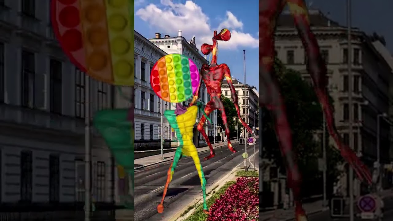 POPIT SIREN HEAD Vs LAVA SIREN HEAD Coffin Dancing On The Street