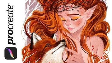 PROCREATE time lapse | Autumn Spell