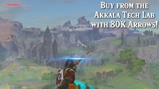 How to Activate the Akkala Ancient Tech Lab And Keep 80,000 Arrows in Zelda Breath of the Wild!