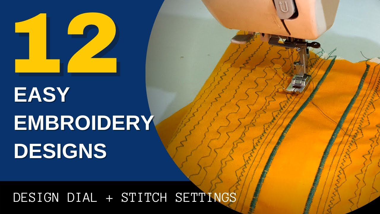 How to Make Embroidery Designs on Usha Janome Stitch Magic Sewing Machine  Demo | Stitching Mall - YouTube