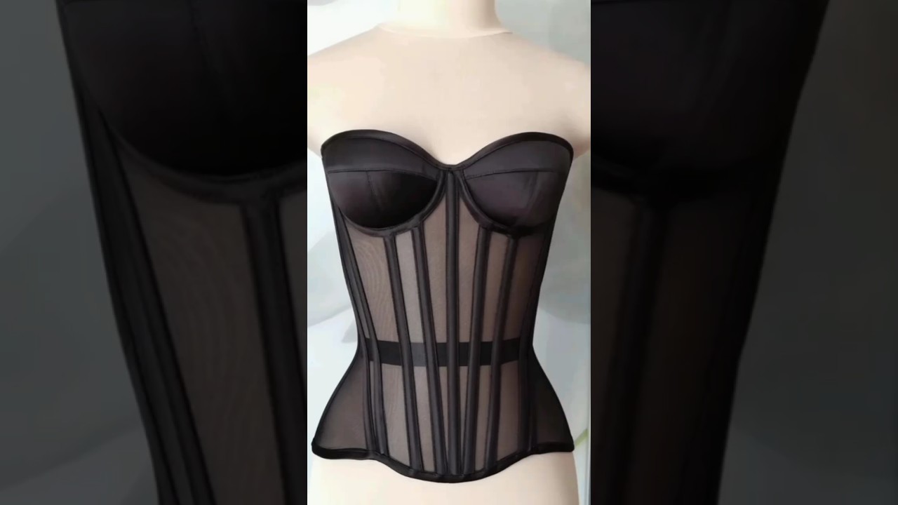 How to draft a CORSET pattern 