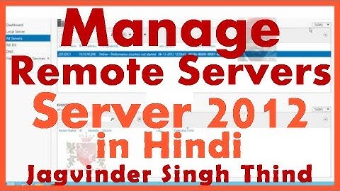 ✅ How to Install Active Directory (ADDS) Role on Remote Server in Server 2012 in hindi.