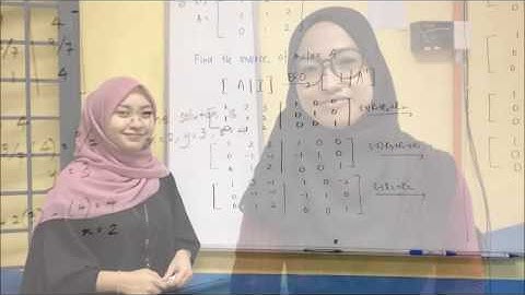 Mat 538- Quiz 1 Matrix & System of Linear Equations